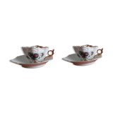 Pair of mocha cups