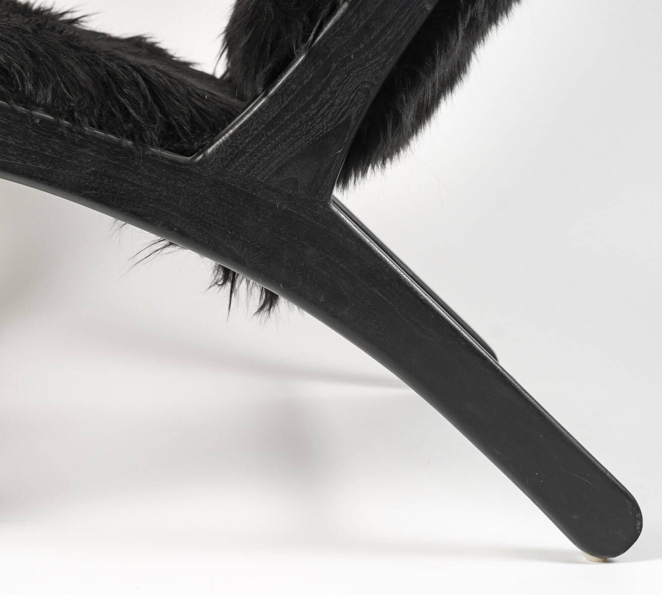 Pair of low chairs by olivier de schrijver