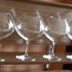 Lot of 4 feet for wine glasses