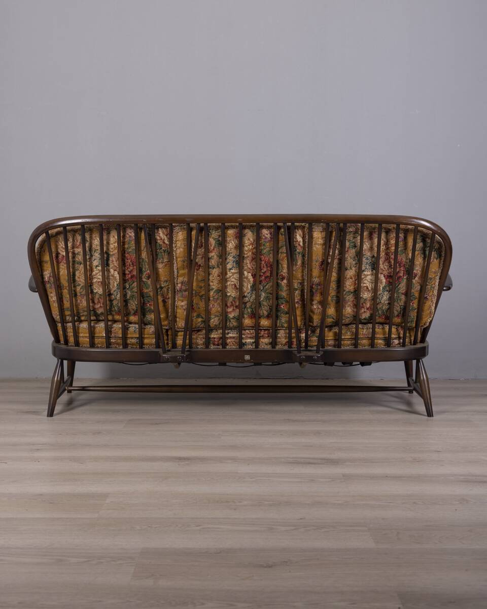 VINTAGE WOODEN SOFA FROM THE 1960S DESIGNED BY L. ERCOLANI FOR ERCOL
