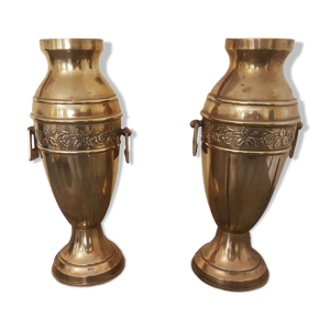 Paire de grands vases