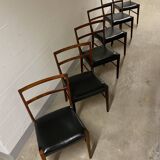 6x Rosewood Chairs by Johannes Andersen