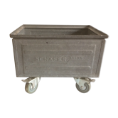 Caisse de rangement en métal Schafer Kasten sur roulettes