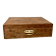 Wooden storage chest old vintage tool box