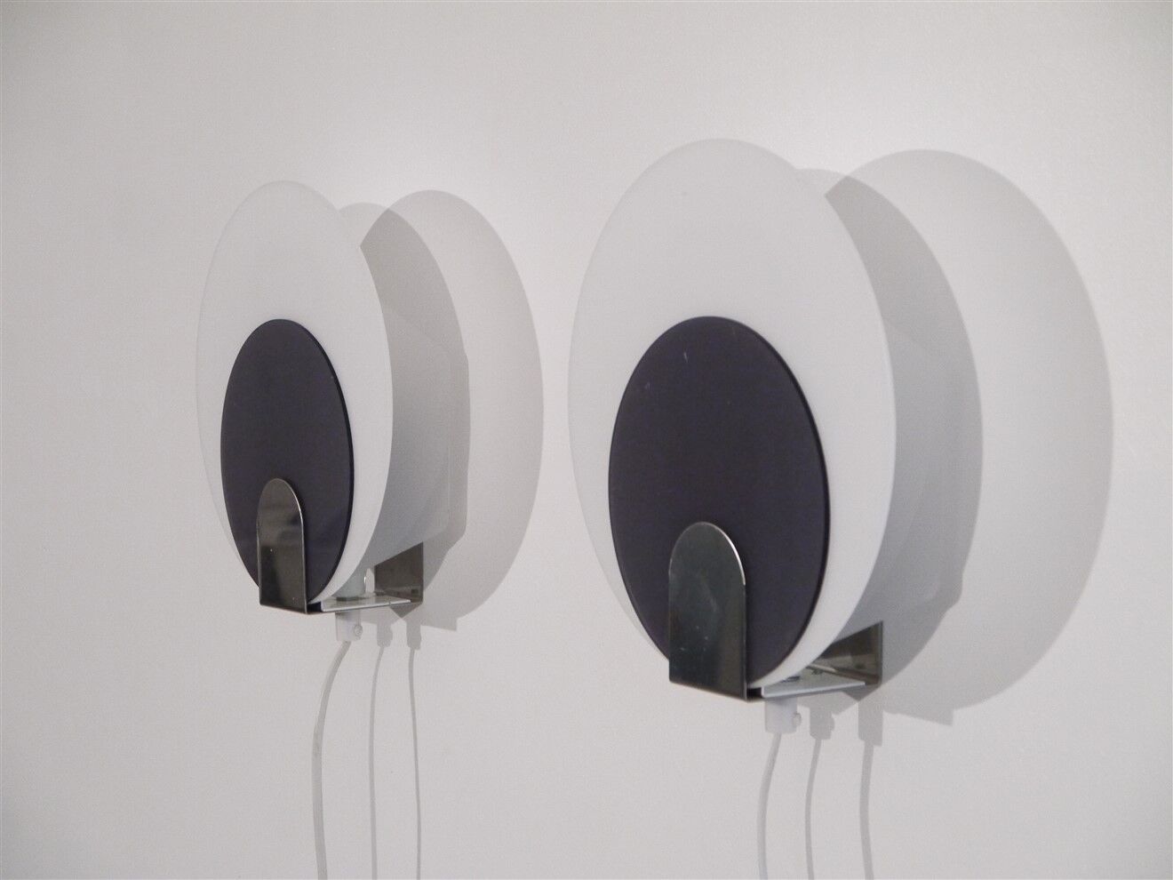 Pair of Scandinavian vintage wall lamps 1970