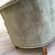 Fauteuil crapaud velours