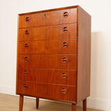 Vintage Danish chest of drawers | Teak | 6 drawers | 110 cm