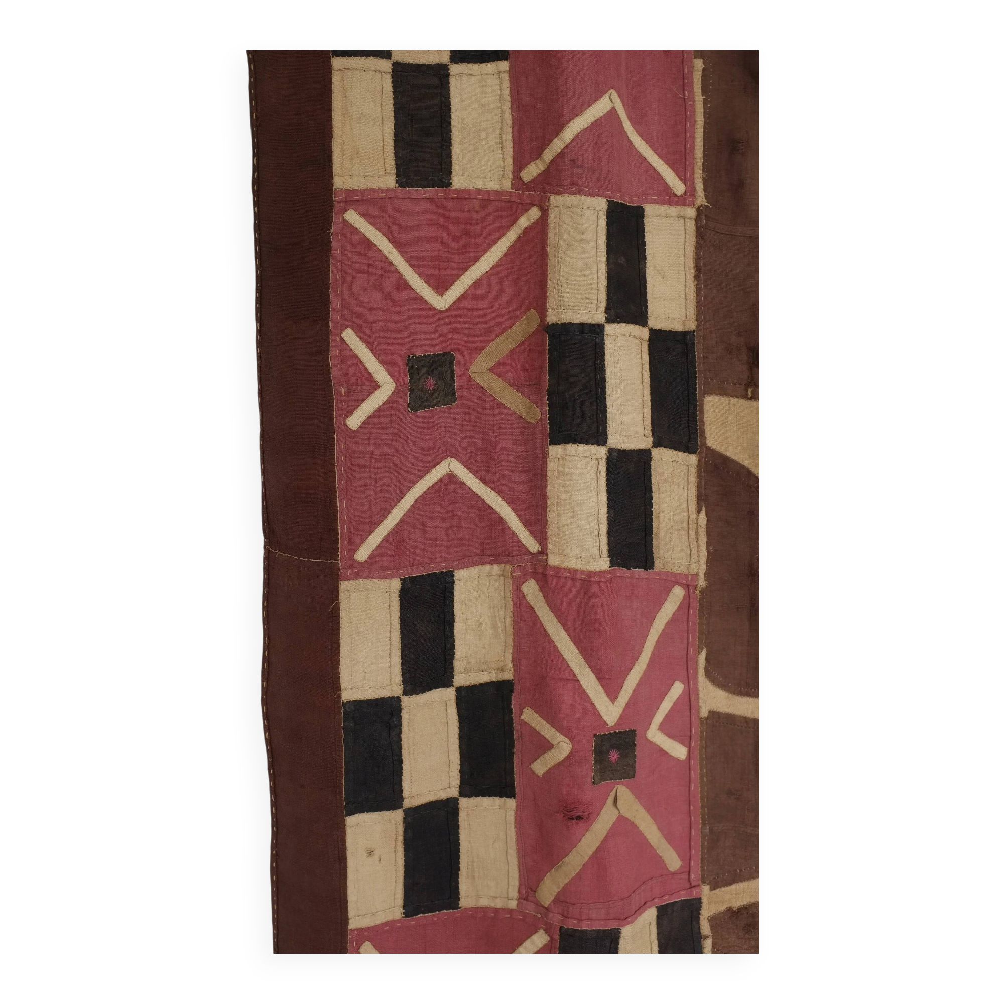 Tapisserie murale en tissu à carreaux | Afrique | milieu du siècle