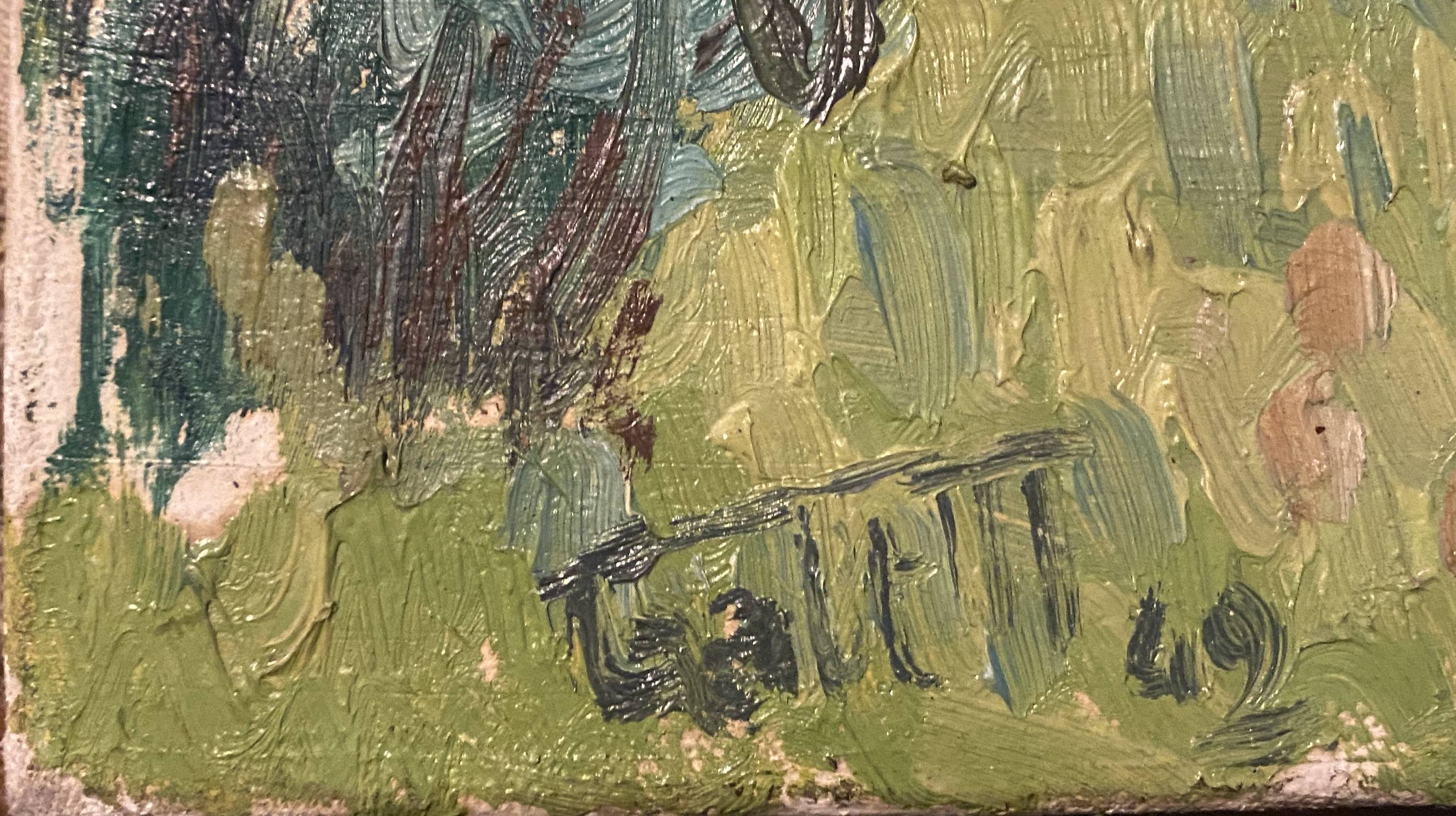 HST painting "The Ballade" by Marcel GAULT (1899-1989) painter from Franche-Comté