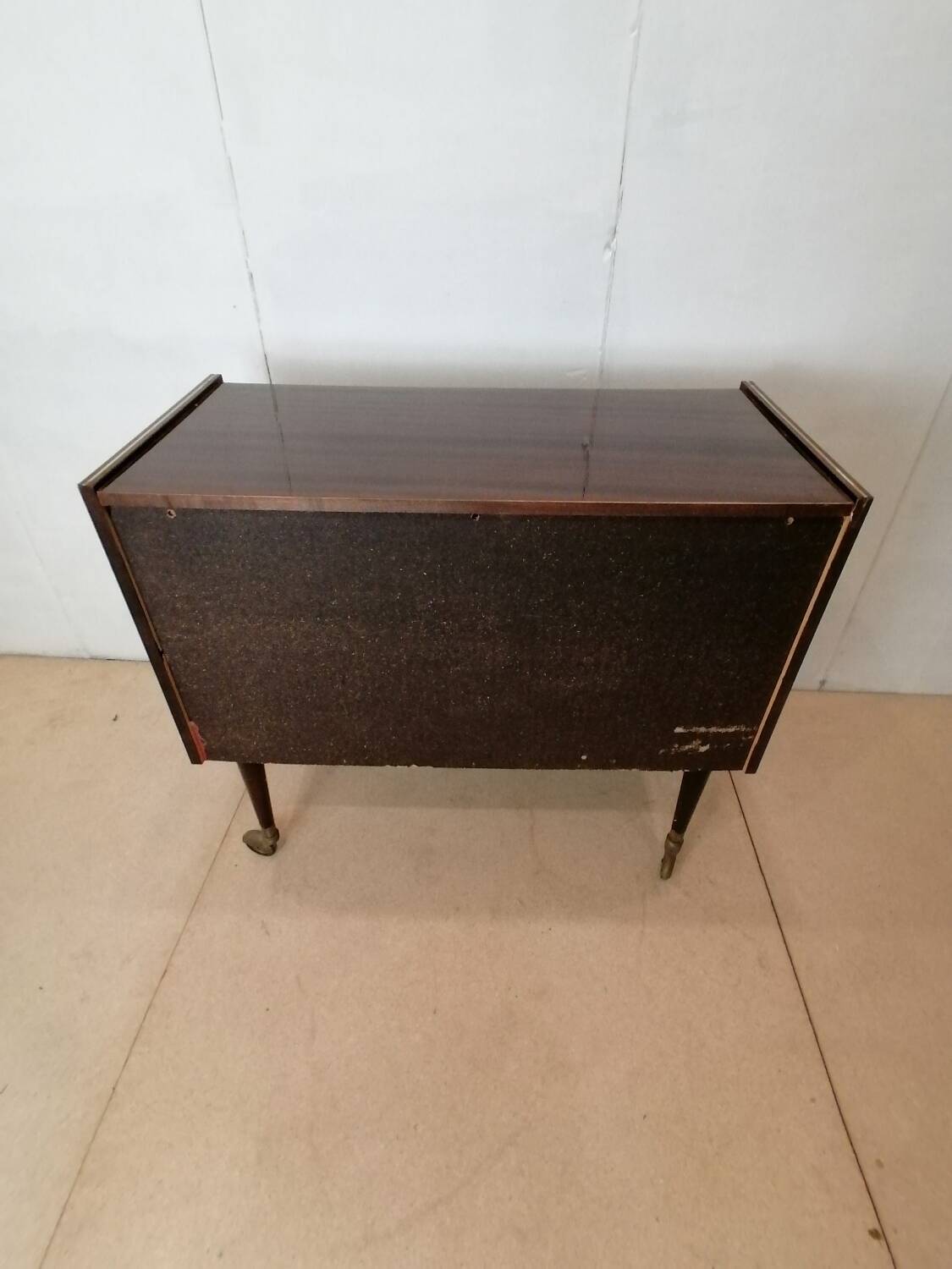 Bar cabinet on wheels circa 1950