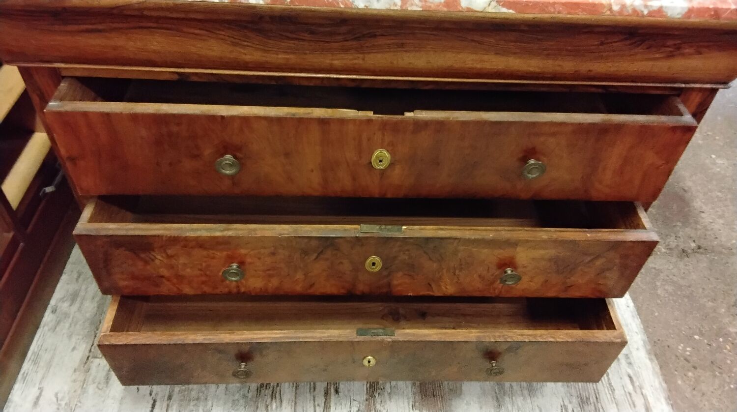 Antique commode in Louis Philippe style