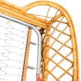 Rattan basket bed 90x190 vintage 1960