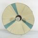 Rare Louis Kalff Philips pendant lamp with nylon bands, 1950s