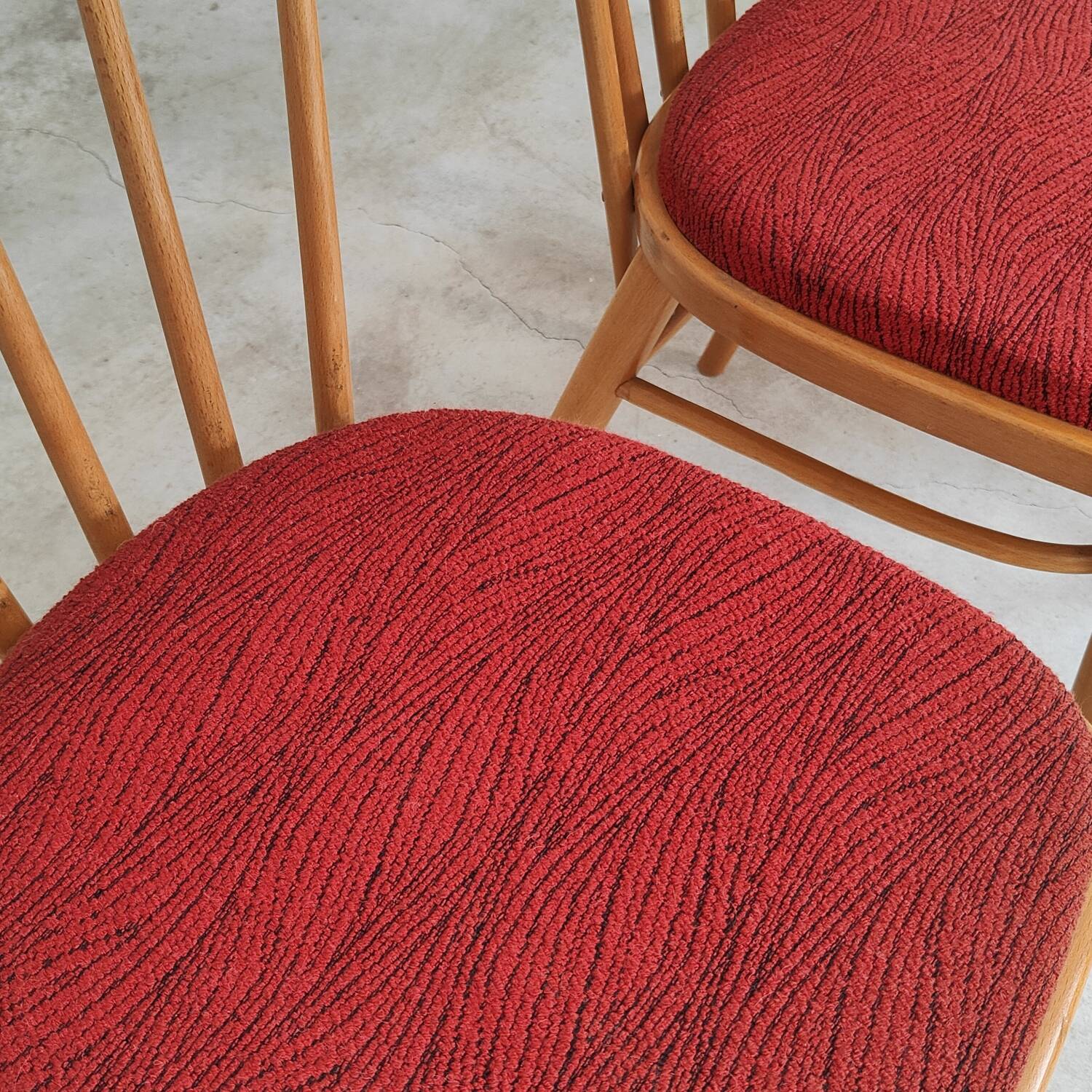 Set of 4 chairs by Antonin Suman for Tatra Nabytok Pravenec Year 60