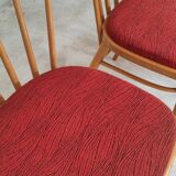 Lot de 4 chaises par Antonin Suman pour Tatra Nabytok Pravenec Année 60