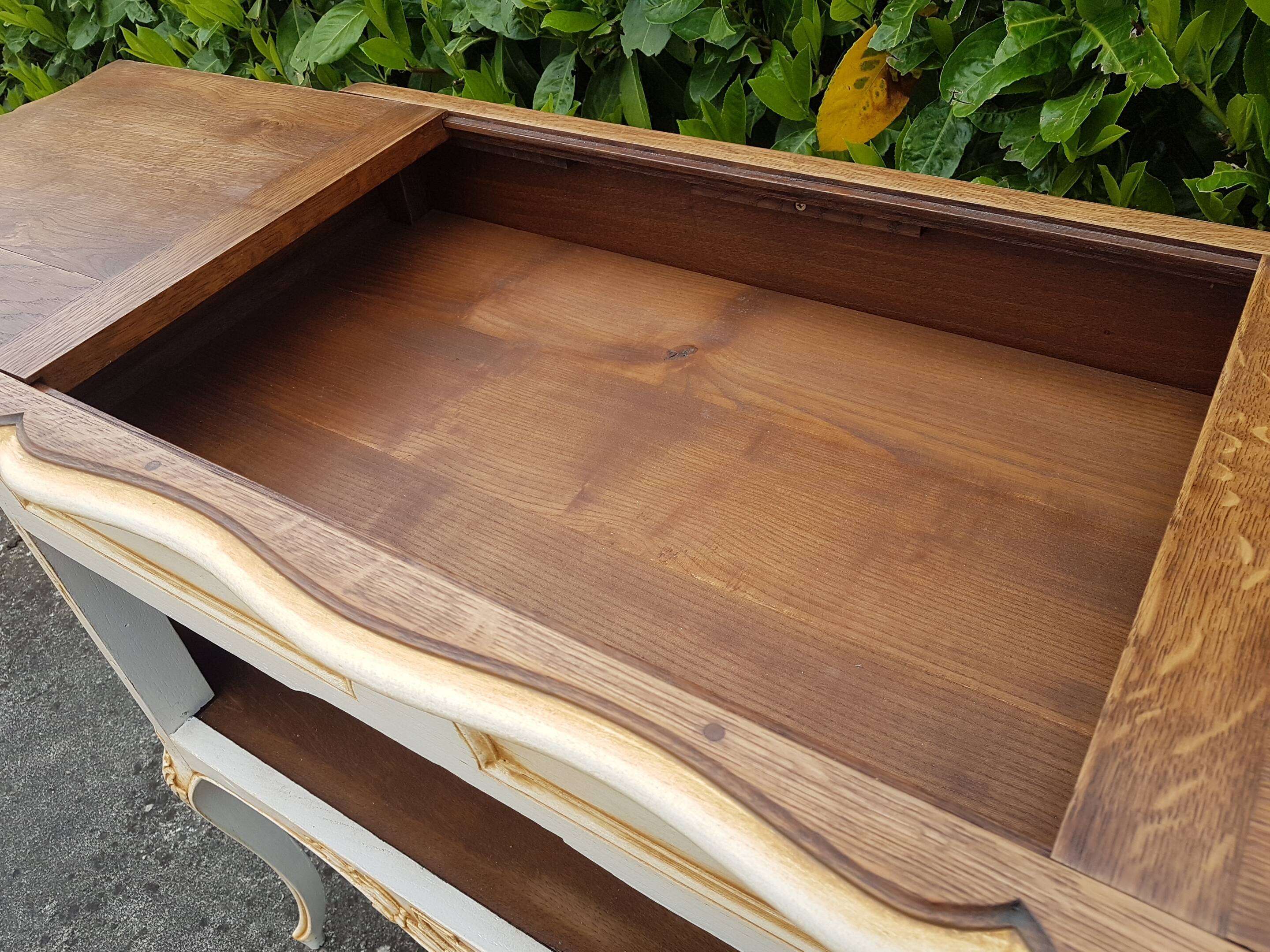 Extra furniture with an opening tray