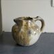 Vintage blue glazed stoneware pitcher