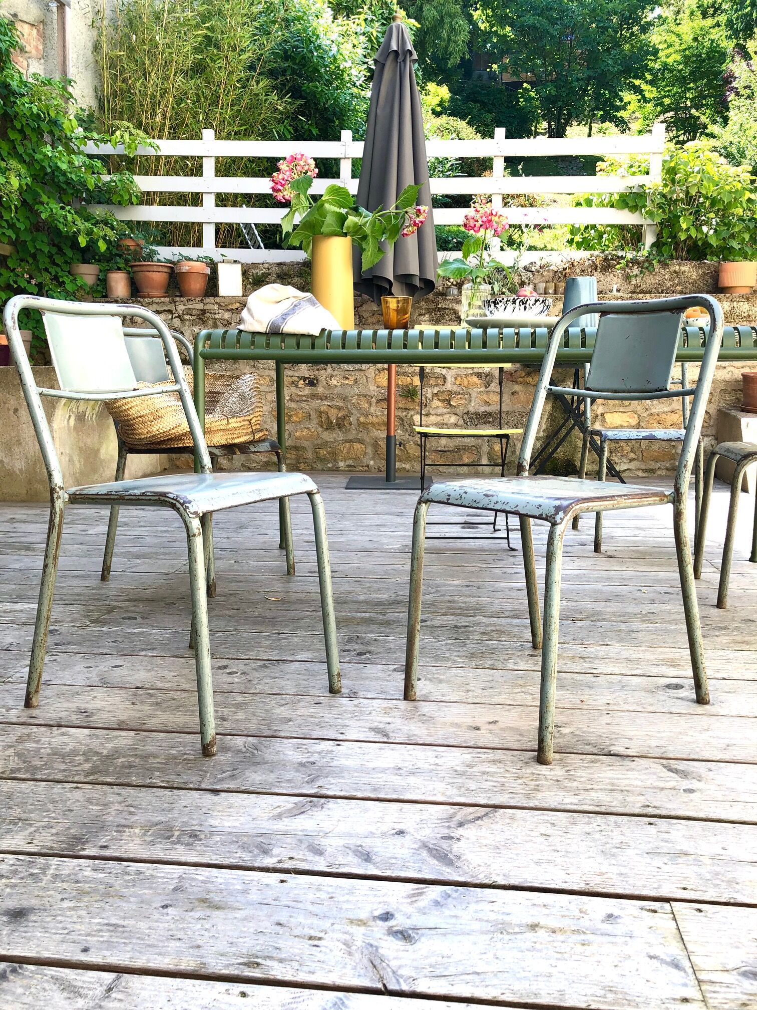 Vintage metal chair