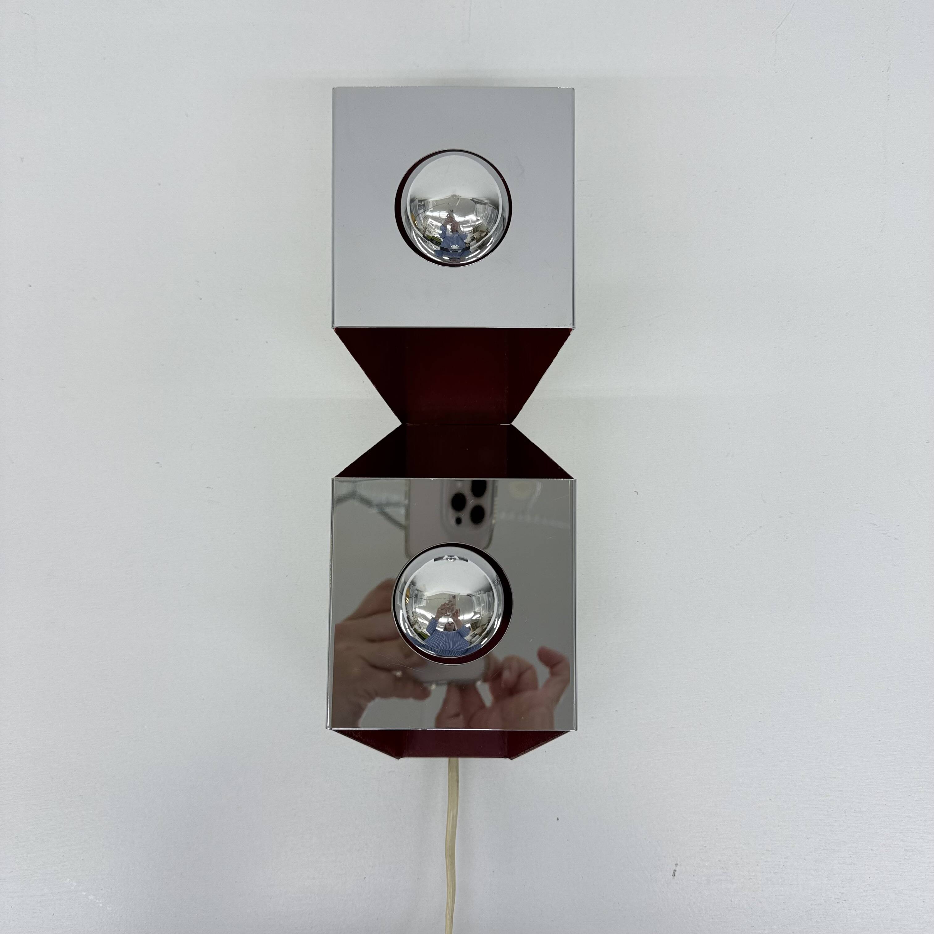 Vintage wall lamp space age , 1970s