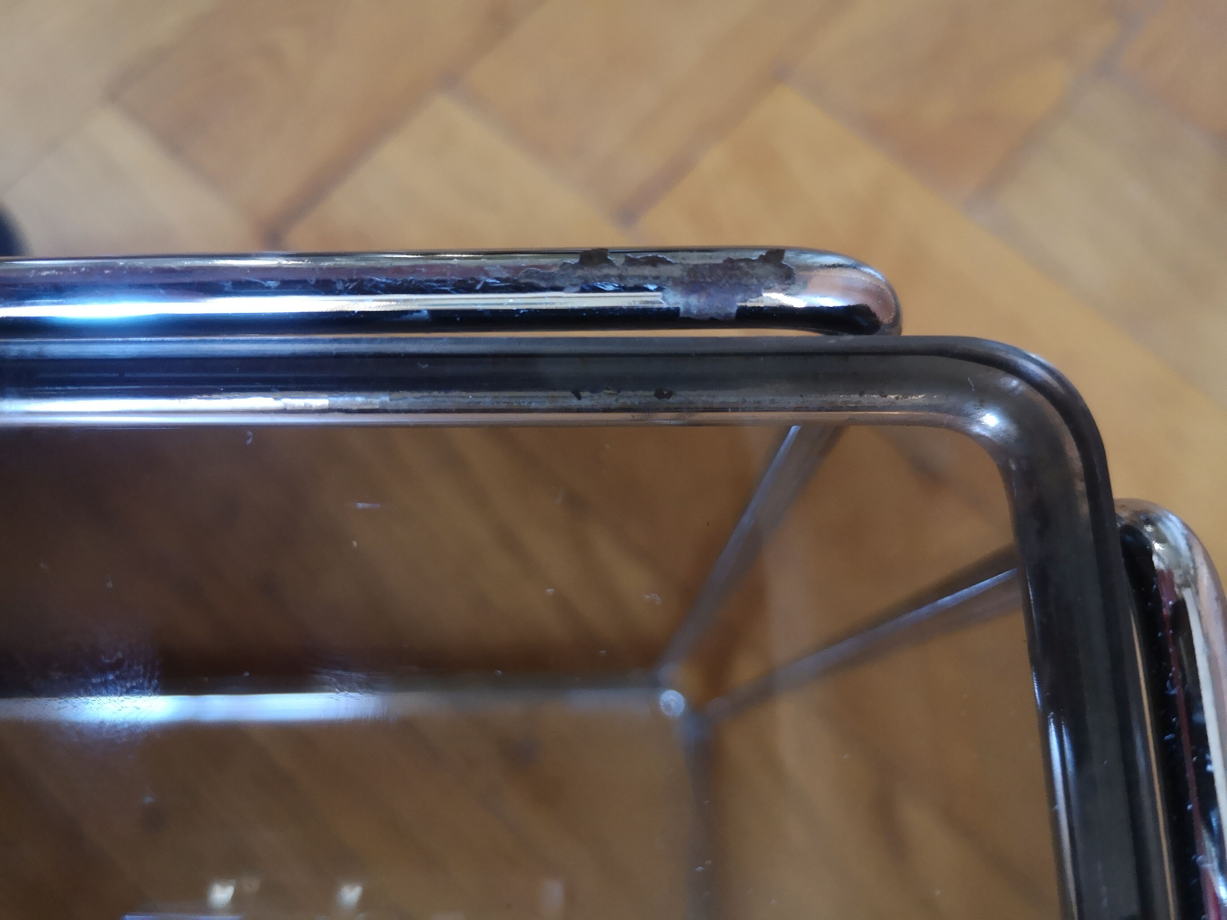 Max Sauze chrome coffee table