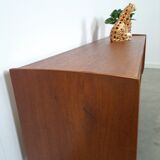 Teak veneer sideboard with drawers from Sweden
