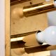 Brass wall lamp