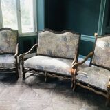 Louis XII bench and armchairs