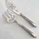 Antique silver and silver-plated fish serving cutlery
