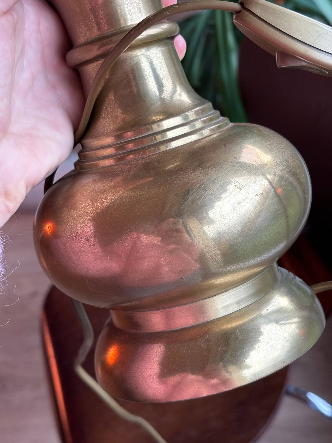 Vintage brass table lamp