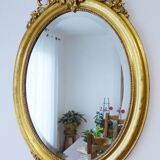 Miroir Ancien  Napoléon d'époque à la feuille d'or
