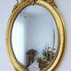 Antique Napoleonic Mirror with Gold Leaf