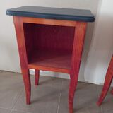 Pair of wooden bedside tables