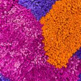 Handmade natural wool rug 250cm x 150cm