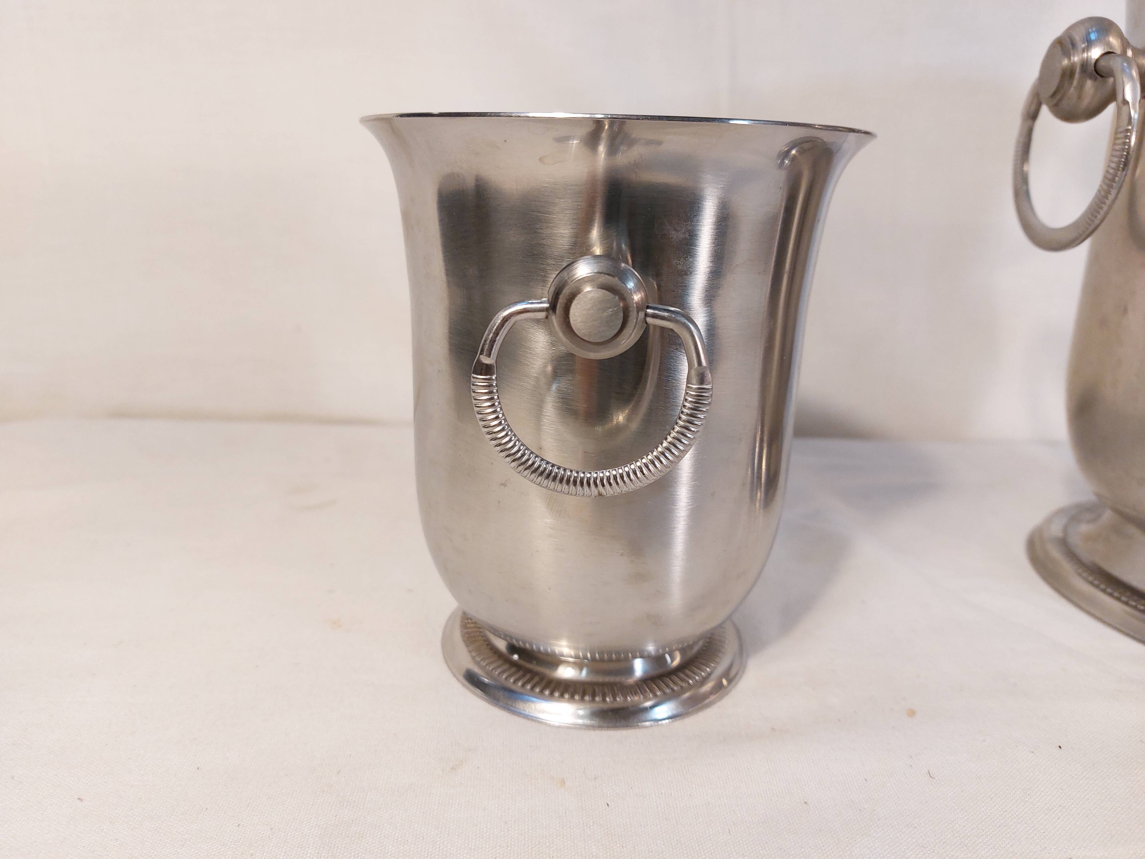Jean Couzon Silverware Set - Champagne Bucket + Ice Bucket