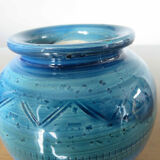Ceramic pot cover Rimini Blue 60s
