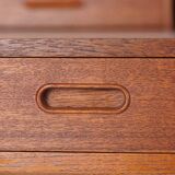Danish teak desk, Model 64, by Arne Wahl Iversen for Vinde Møbelfabrik, 196