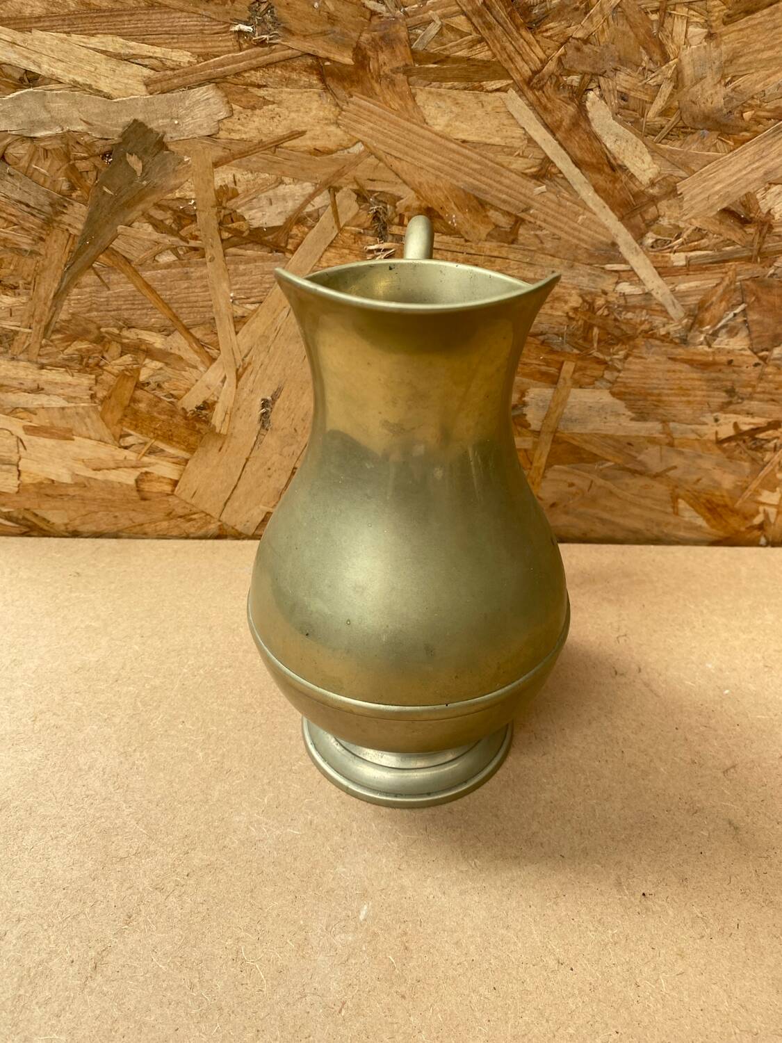 Antique Brass Pitcher Vintage Kitchen