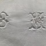 Sheet 2 places embroidered linen MB day crossed