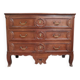 Louis XV walnut chest of drawers