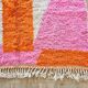 Colorful natural pure wool rug, size 200 x 300 cm