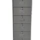 Set of 4 industrial column workshop furniture with Roneo flaps