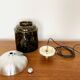 Glass Pendant Lamp by Peill and Putzler