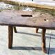 Tabouret de traite en chêne