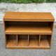 1970s wooden vinyl storage library