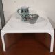 70s fiberglass coffee table.