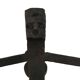 Anthropomorphic wall candle holder in wrought iron, 1950s.