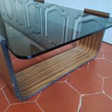 Table basse en palissandre Roche Bobois 70