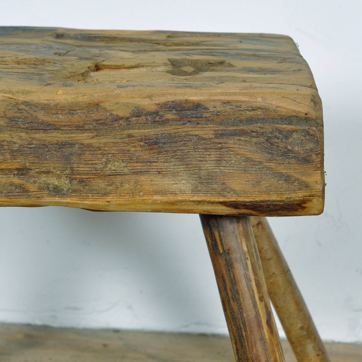 Pine milkstool, circa 1900