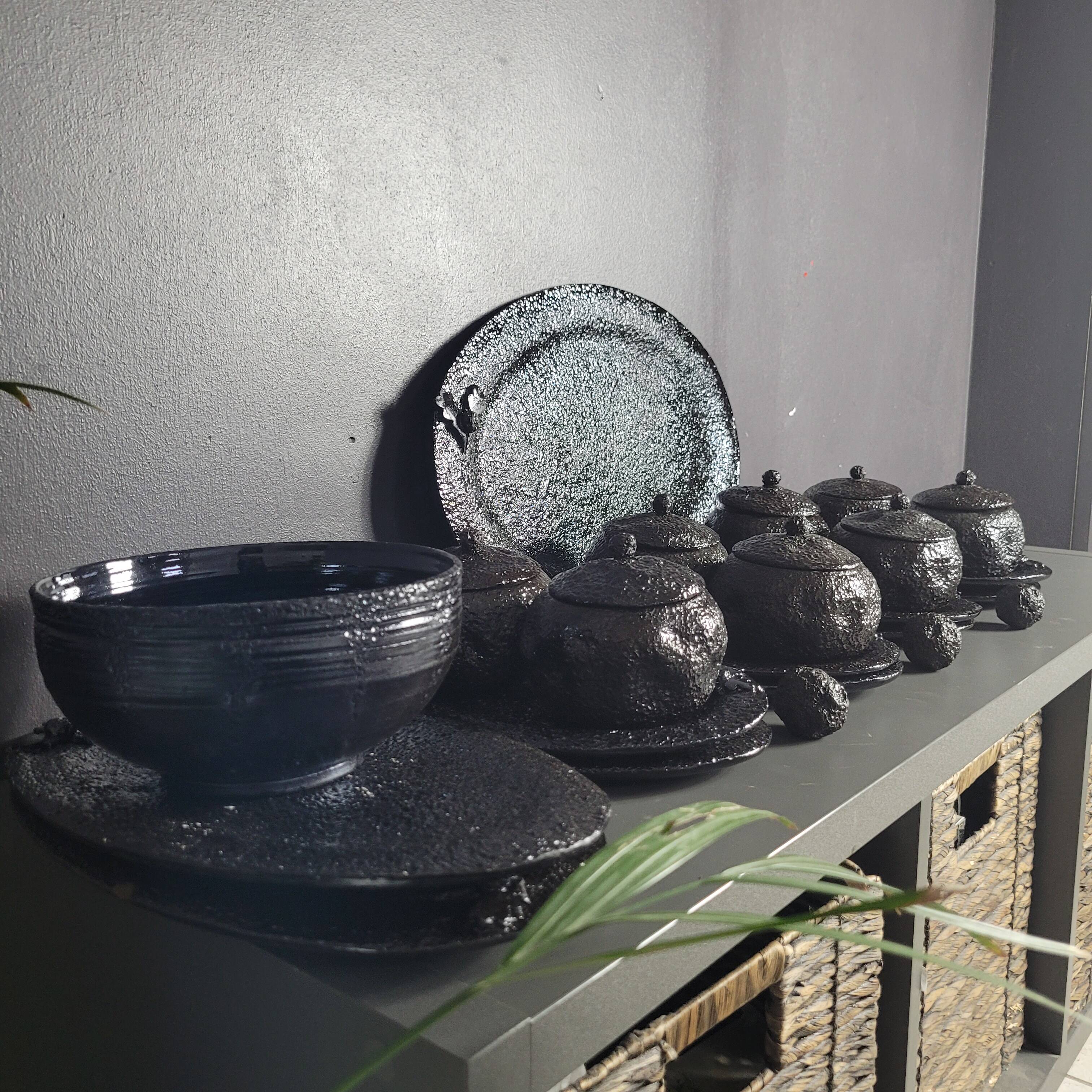 Caroline Bonenfant ceramic truffle set