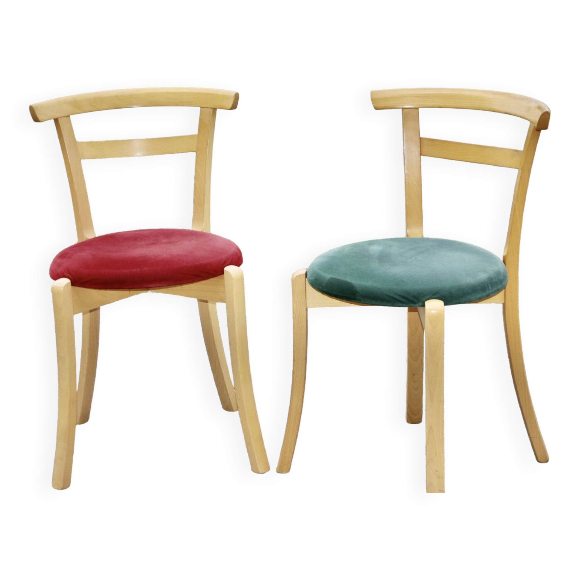 Pair of chairs by jl moller danmark 1960
